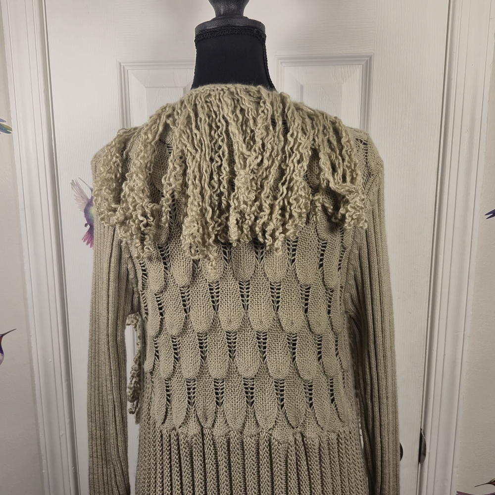 Wool Lace Trim Sweater – Cozy & Chic – John Fashion Size M - Picture 8 of 11